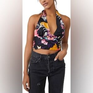 Free People Seraphina Halter Top NWOT